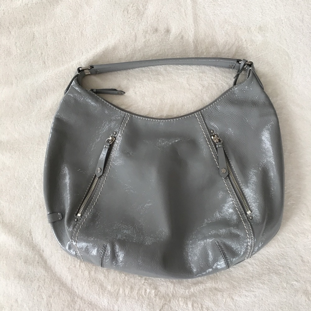 Cole Haan grey hobo bag